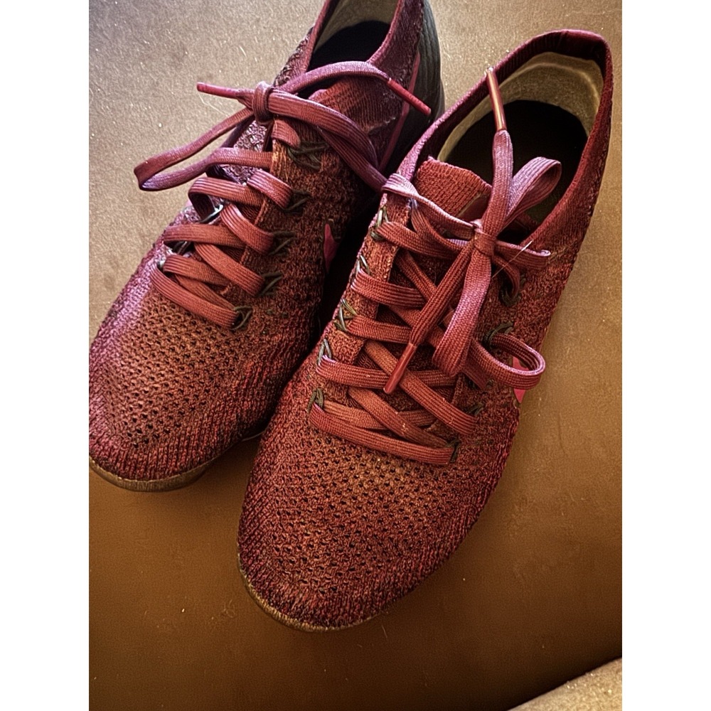 Nike Vapormax Dark Team Red/ Burgandy 849558-601 Women's Size 6 EUC SB18
